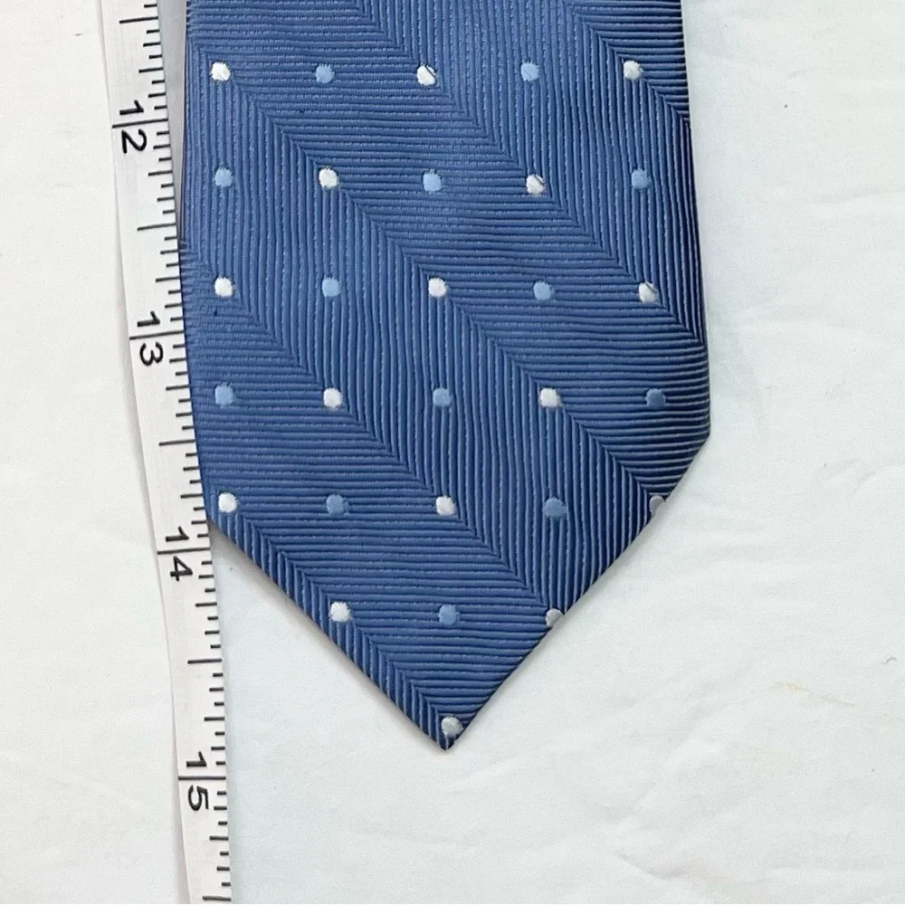 Blue Kids Clip On Tie GEORGE BRAND Polyester